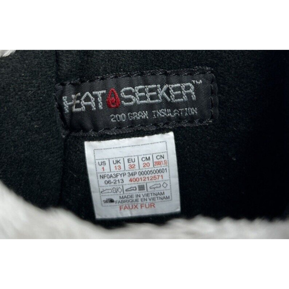 The North Face Youth Shellista Lace IV Snow Boots Sz 1 Pink/Gray Insulated 200G - Picture 7 of 8